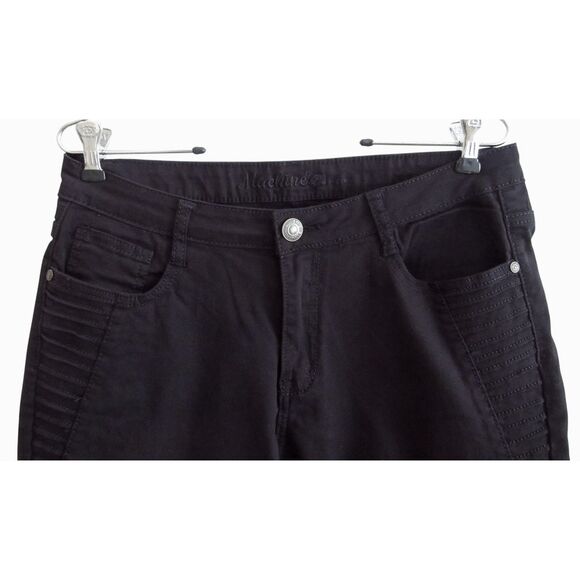 NWT Machine Jeans Mid Rise Black Ankle Skinny Sz 13 / 32‎ - Picture 4 of 8